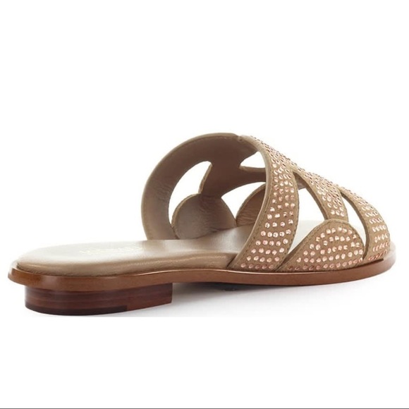 Michael Kors  ANNALEE Crystal Embellished Slide - Picture 2 of 4